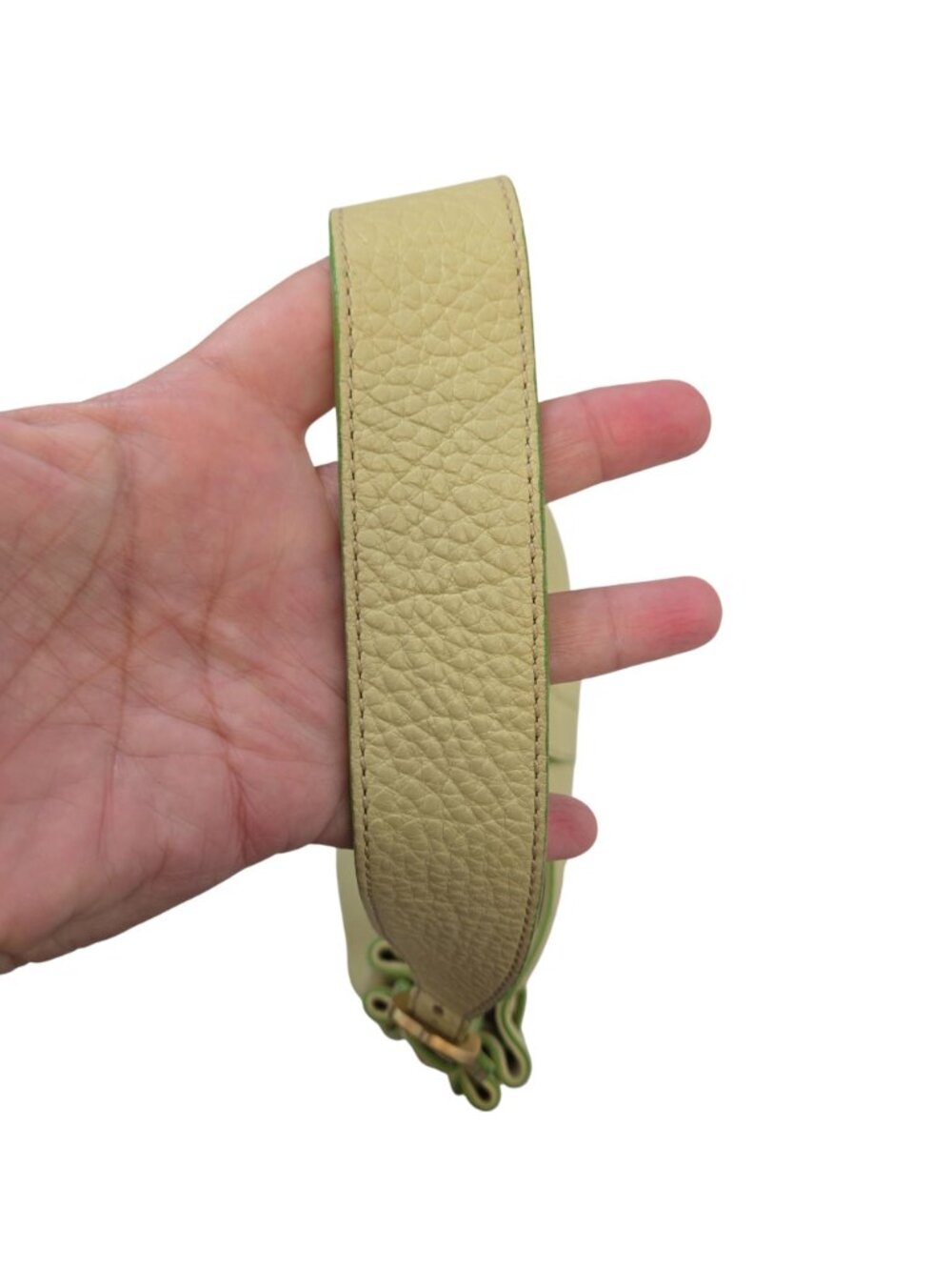 Dooney & Bourke Lime Green Medium Gathered Sac from the Marchesa Collection - Picture 6 of 12